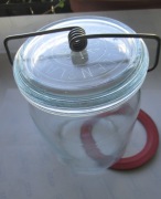 Słoik typu Weck 1ltr RillenGlass  Lata 30-e XXw