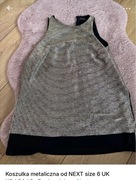* vintage clothes *koszulka metaliczna od next 6 UK