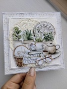 Kartka z okazji przejścia na emeryturę dla mamy babci handmade 