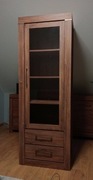 Witryna w kolorze dębowym