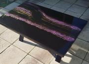 Unikatowy stół kawowy z żywicy epoksydowej