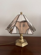 Lampa witrażowa HQNSEL – ręcznie wykonana, styl Tiffany, stained glass