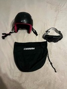 Żeński Zestaw narciarski Kask Carrera Czarno-Różowy + Gogle Campus +