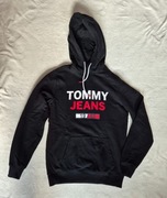 Bluza Tommy Jeans S czarna z kapturem