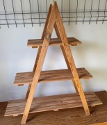 Drewniany Kwietnik Stojak Na Kwiaty Półka Półki Wys. 108 cm