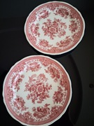 Talerz obiadowy Villeroy Boch Fasan czerwony.