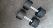 Hantle Stałe Stalowe 40kg 2x 20kg Hantelki Gryfy 