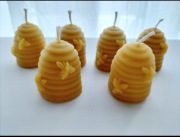 Świeca z wosku pszczelego - mały ul