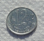 Wenezuela Republika Boliwariańska 12 1/2 centyma 2007 Y# 90 Ciekawy nominał