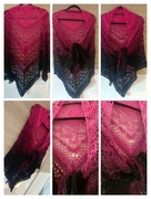 Chusta wykonana na szydełku 