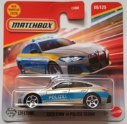 Matchbox  2023 BMW i4 Police Sedan  . JBR00 . 2025 r Nowość