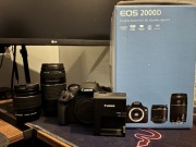 Canon EOS 2000D + 2 obiektywy