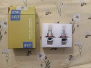 Mocne Żarówki LED H8 H11 360° CANBUS 30000LM Komplet