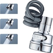 Perlator/ Głowica do kranu obrotowa/ 3 Funkcje Natrysku