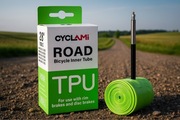 Ultralekka dętka rowerowa CYCLAMI TPU 30g 700C 18-32C FV45mm