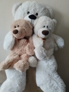 Miś 100 cm i 2 mniejsze pluszak maskotka miś 