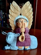 Anioł rzeźba ludowa Roman Miklaszewski 