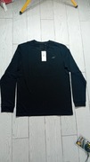 Nowy! Longsleeve 4F męski L czarny z małym czarnym logo 