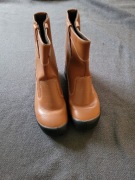 Buty robocze ochronne skórzane wsuwane