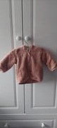 Polar dla dziewczynki z kapturem z uszkami H&M pudrowy róż r.62