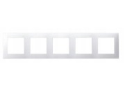 RAMKA PIĘCIOKROTNA OSPEL SZAFIR R-5Z/00 BIAŁA 2656