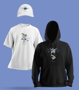 Komplet ubrań (bluza + T-shirt + czapeczka z daszkiem) MERCH by PROSTO