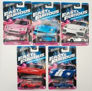 Hot Wheels Cały Set  kolekcja 5sztuk Fast Furious WOMEN OF FAST Honda S2000