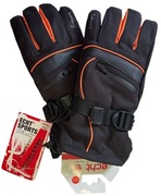 Rękawiczki Narciarskie Męskie Zimowe XXL Rękawice Ocieplane Wodoodporne