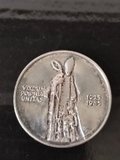 Medal Watykan 1985 vixdum Poloniae unitas srebro 