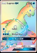 Lapras GX (Secret) Sun & Moon Base Set 151/149 Secret Rare
