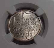 1 Gulden 1923 NGC MS 62 PIĘKNY !!!