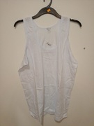 Podkoszulki męskie na szelkach Białe gładkie 3XL