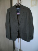 C&A CANDA 70%WEŁNA KLUBOWA W KRATKĘ NAKŁADANE KIESZENIE + McNeal LEN 50 L