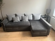 Kanapa 3 osobowa z szezlongiem i schowkiem