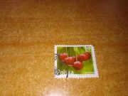 Znaczek pocztowy Owoce czereśnie Polska