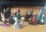Metalowe figurki Harry'ego Pottera.
