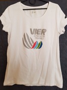 Koszulka biała 4F VIER SCHANZEN TOURNEE rozmiar XL