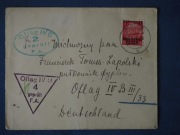 OFLAG IV B /generalski/1940 KOPERTA ZASTĘP. W MIEJSCE DRUKÓW URZĘD.rzadkość