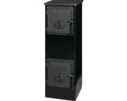 Piec koza stalowa wolnostojąca 2-drzwiowa – solidna, wysoka 