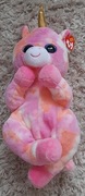 Maskotka Jednorożec Różowy Skylar Pupilki TY 24cm