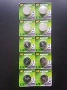 Baterie alkaiczne GP LR44 AG13 A76 1.5V 10 sztuk 