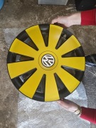 kołpaki 15" Volkswagen żółto czarne Nefryt VW kołpak kapsel dekielki