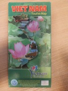 Vietnam Tourist map Mapa fizyczna Wietnam
