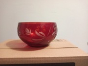 Czerwona miseczka z PRLu