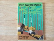 Góry Świętokrzyskie - mapa turystyczna z 1982 roku