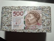 Oryginalny brykiet Państwowej Wytwórni Papierów Wartościowych