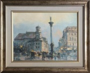 Obraz olejny Warszawa 