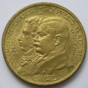 Brazylia 1000 reis 1922 - cesarz Pedro I / Pessoa - stan 1/2