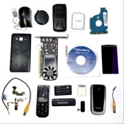 Zestaw elektroniki (telefony, karta graficzna, akcesoria, części)