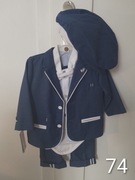 Garniturek do chrztu - rozmiar 74